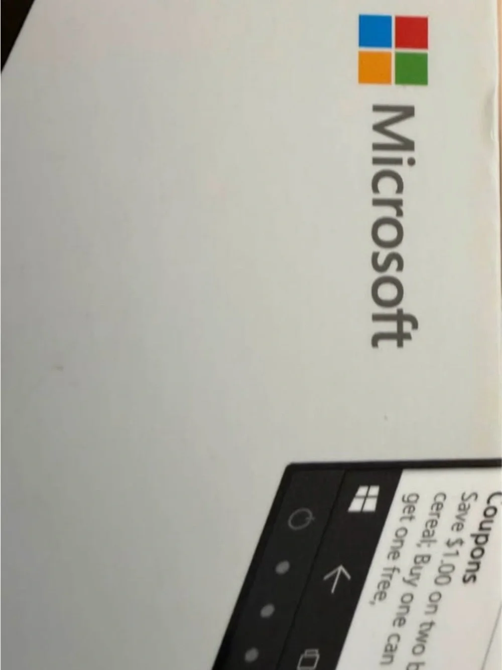 Microsoft Display Dock with Black and Charcoal Gray Components